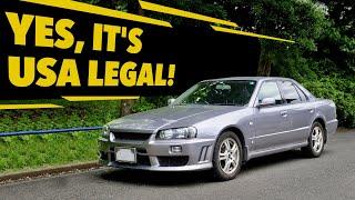 1998 Nissan Skyline 25GT ER34 4-Door (USA Import) Japan Auction Purchase Review