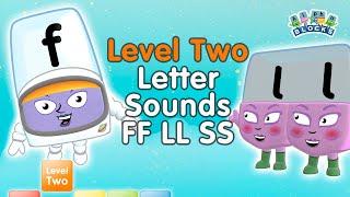 #Stayathome - Alphablocks Level Two | Letter Sounds - FF LL SS | #HomeSchooling