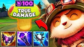 TEEMO, BUT I BUILD EVERY MAGIC PEN ITEM IN THE GAME! (TRUE DAMAGE SHROOMS)