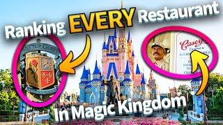 Ranking EVERY SINGLE Magic Kingdom Restaurant