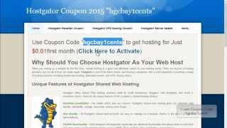 Hostgator Coupons 2015,2016,2017,2018 - New Hostgator Promo Codes