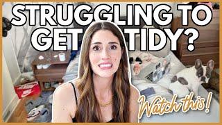 OVERWHELMED BY THE MESS?! Watch this to get tidy when you don't know where to start. ‍️