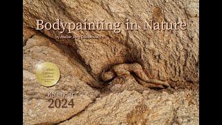 Kalender NATURE ART - BODYPAINTING IN NATURE 2024 by Atelier Jörg Düsterwald - Jubiläums-Edition