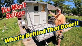 7×16 Cargo Trailer Conversion Camper Set Up For Full-time Living