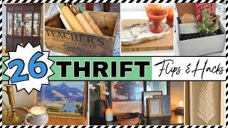 TOP 26 THRIFT FLIP Decor & Furniture HACKS on a Budget