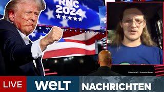 USA: Rätselraten über Motiv von Trump-Attentäter - Ex-Präsident zum Parteitag in Wisconsin | STREAM