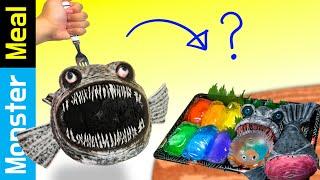 Zoonomaly  Monster Fish & Rainbow Sushi for Dinner  | [ fictional video ] | Monster Meal ASMR