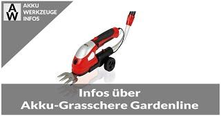 Informationen über Akku-Grasschere von Gardenline