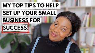 My Top Tips  to Help you set up your Small Business for Success