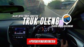 Lintas Timur Merlung - Road Trip Jawa Sumatera - POV Driving Indonesia - Pajero Sport Dakar 4x4