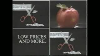 1992 Kroger Grocery Store "Listen to the Scissors" Commercial