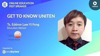 Get to Know UNITEN - Ts Eddren Law Yi Feng, Education Advisor of UNITEN