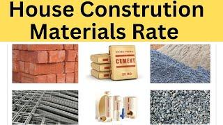 Building Material Rate 2024 | Building Material Price 2024 | Construction Material Price 2024