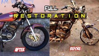 FULL RESTORATION ABANDONED OLD MOTORCYCLE . Rx spesial 1993 from the cowshed (Part 5) 
