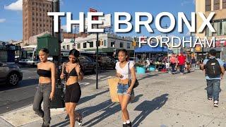 NEW YORK CITY Walking Tour [4K] - THE BRONX - FORDHAM