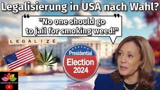 Cannabis Legalisierung in USA nach Präsidentschaftswahl? Trumps Position und Harris neues Statement