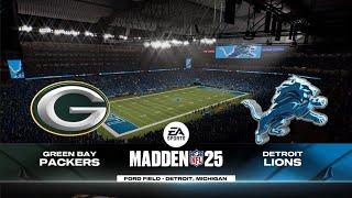 Packers vs Lions Week 14 Simulation (Madden 25 PS5)