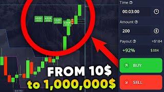 10$ to 1,000,000$ but I'M A BEGINNER! Pocket Option Strategy | Binary Options Trading Strategy