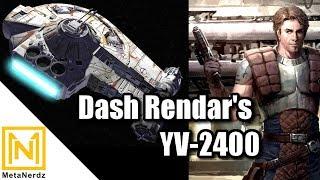 Han Solo's Rival Ship - Dash Rendar's Outrider YT-2400 Explained - Star Wars Ships