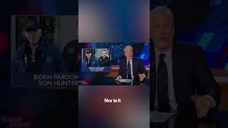 Jon Stewart calls out Joe Biden’s ‘hypocrisy’ of Hunter pardon #shorts