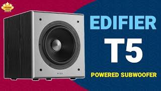 Edifier T5 Powered Subwoofer (Unboxing, Overview & Demonstration)