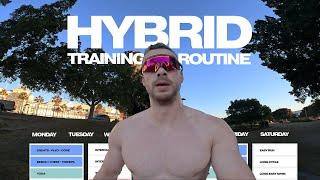 How I Build My HYBRID ATHLETE Training Routine | Beginner, Intermediate, Elite | RUN + LIFT Split
