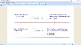 Restlaufzeit bei Energielieferverträgen