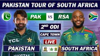 PAKISTAN vs SOUTH AFRICA 2nd ODI Match LIVE COMMENTARY | PAK vs SA ODI MATCH LIVE