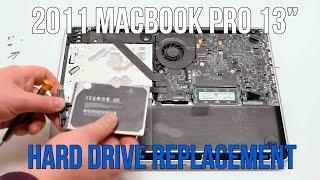 2011 Macbook Pro 13" A1278 Hard Drive Disk Replacement