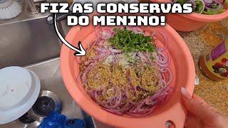 SAÍMOS NO MEIO DA LIMPEZA DE UM CLIENTE | COMPREI UMA PANELA ELETRICA + FIZ AS CONSERVAS DELICIOSAS