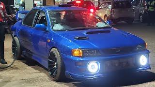 Subaru Gc8 WRX STi Type RA 125/555 V limited. Low boost on the streets.