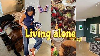 living alone | I was embarrassed + gym girlie again + lagos fashion week + influencer brunch