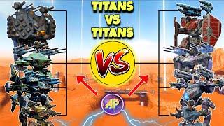  ALL TITANS ABILITY DAMAGE COMPARISON! || WAR ROBOTS TEST SERVER WR ||