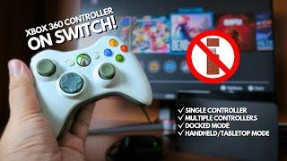 How to Connect Xbox 360 Wireless Controller to Switch with an Xbox Wireless Receiver for PC!