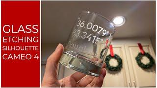 How to Custom Etch Glass with the Silhouette CAMEO 4