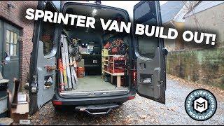 Sprinter Van Build Out! (Super Organized)