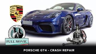 "Fixing a Porsche GT4 After a Crash: A Detailed Repair Journey