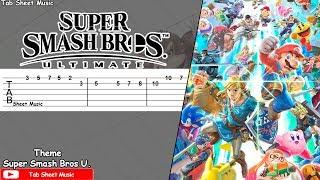 Super Smash Bros. Ultimate - Theme Guitar Tutorial (Lifelight)