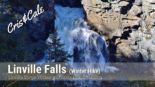 Linville Falls | Linville Gorge Wilderness | North Carolina | Overlook Trail | Winter Hike with Dogs