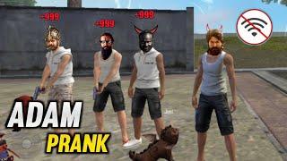 NOOB PRANK ||Free fire attacking squad ranked gameplay tamil ||rj rock