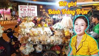 Hót girl bán bánh tráng trộn hút khách ở Sài Gòn | Saigon Travel