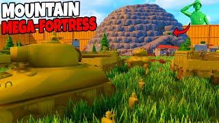 Green Army Men Mountain MEGA-FORTRESS Under Siege! - Attack on Toys