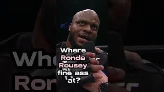 Derrick Lewis "CRUSH" On Ronda Rousey (Wife Is NOT Happy!)