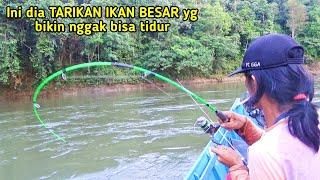 Mancing baung kuning di sungai arus deras  ADA SAMBARAN TAK TERDUGA