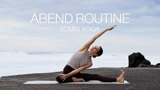 Sanfte Yoga Abendroutine | Fokus Rücken, Hüfte & Schultern | 20 Min Abend Yoga Flow zur Entspannung