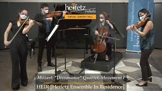 HEIR [Heifetz Ensemble In Residence] 2021: Mozart: "Dissonance" Quartet, Movement I