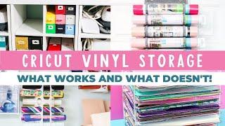 Cricut Vinyl Storage: Options that Work!