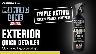 Mafra Maniac Line Exterior Quick Detailer 500ml (Dry Wet Clean Polish Protect Your Car Exterior)