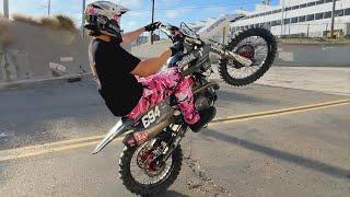 URBAN Street Riding On Dirt Bikes! - Buttery Vlogs Ep255