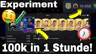 SCHAFFE Ich 100K COINS in 1 STUNDE in EA FC 24 (Experiment) FC 24 Ultimate Team Trading Tipps